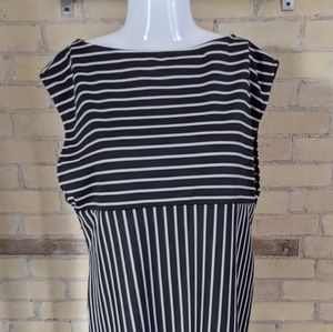 3 for$30 Silence+Noise blue & white stripe dress